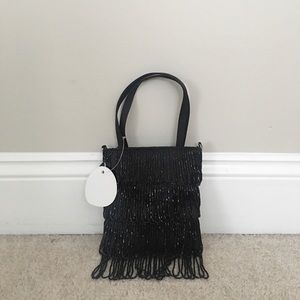 🥳Black Fringed Flapper style 🥳 party 🥳bag